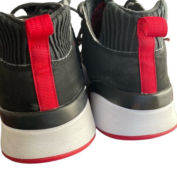 Men's JORDAN AIR DNA LX AO2649-023 Black Mesh and Red Basketball Sneakers EUC - Picture 3 of 10